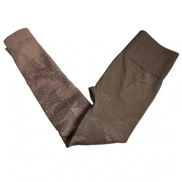 Gymshark Women's Ombre Seamless Leggings Brown Size XS Activewear - Picture 1 of 8